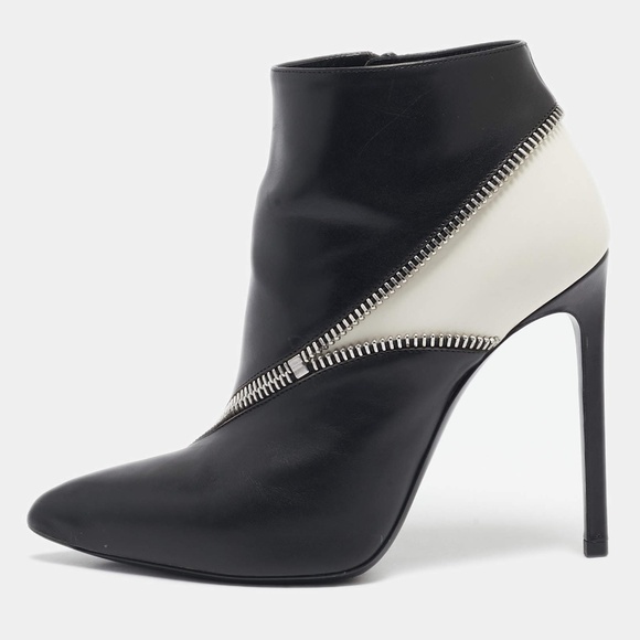 🆕🏷️ Saint Laurent/Hedi Slimane Black&White Boot Size40  Made in Italy  🇮🇹 - Picture 12 of 14